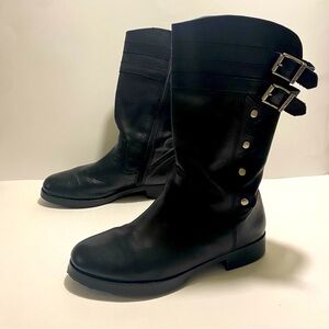 Harley-Davidson Black Moto Boots for Women